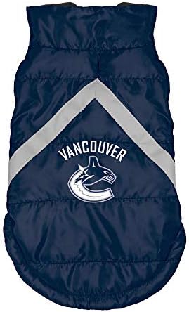 Littlearth Unisex-Yetişkin NHL Vancouver Canucks Evcil Hayvan Kirpi Yeleği, Takım Rengi, X-Küçük