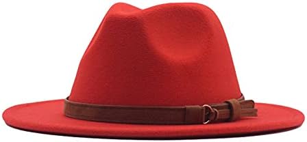 Panama Bayan Şapka Şapka Geniş Fedora Disket Klasik Kemer Tokası Nefes Erkek Şapka Yün Beyzbol Kapaklar Çocuklar