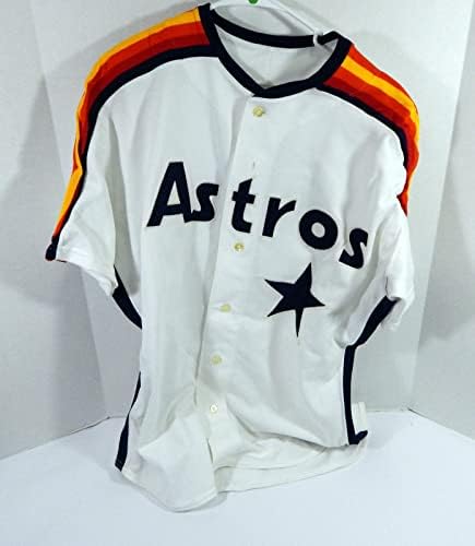 1991 Houston Astros Javier Ortiz 29 Oyun Kullanılmış Beyaz Forma 50 DP35711 - Oyun Kullanılmış MLB Formaları