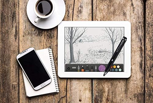 Navitech Siyah Mini İnce Nokta Dijital aktif iğneli kalem ile Uyumlu Trekstor Yourbook C11B-CO