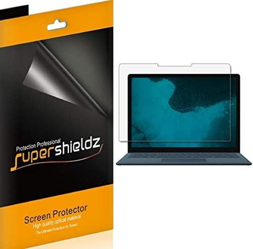 (3 Paket) Supershieldz Microsoft Surface Laptop 2 ve Surface Laptop Ekran Koruyucu için Tasarlanmış, 0.23 mm, yüksek