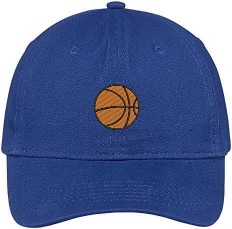 Trendy Giyim Mağazası Basketbol İşlemeli Yumuşak Düşük Profilli Pamuklu Şapka Baba Şapkası