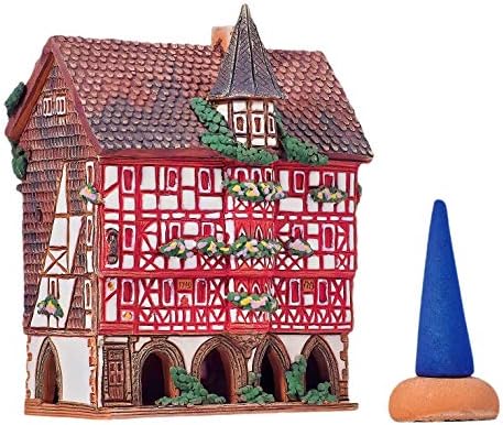 Seramik Koni Tütsü Tutucu | Oda Dekorasyon / Koleksiyon Minyatür Orijinal Mollenhauerhaus Fulda / R349
