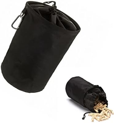 1 ADET Clothespin İpli Çanta 600D Oxford Kumaş Su Geçirmez Giysi Peg Çanta Dayanıklı Ev Askı Klip Çanta