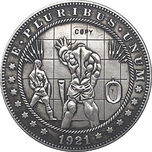 Mücadelesi Coin Hobo Nikel 1921-D ABD Morgan Dolar Para Kopya Tipi 124 Kopya Süsler Koleksiyonu Hediyeler Sikke Koleksiyonu