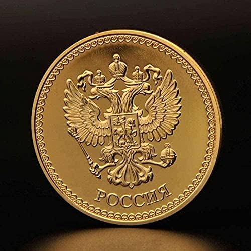 Rus Peter Büyük hatıra parası Sovyet Midilli Dörtnala Rus Bizans Kartal Madalya Sikke Altın Kopya Hatıra Yenilik