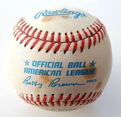 Scott Bankhead İmzalı Resmi Rawlings AL Beyzbol Otomatik İmzalı-İmzalı Beyzbol Topları