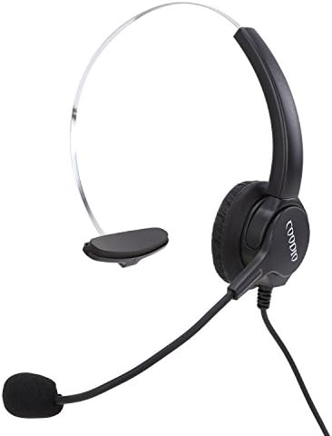 Kulaklıklı Tuş Takımı, Coodio Kablolu Telefon [Çağrı Merkezi] Kulaklıklı ve Kayıt Kablolu Telefon ve Sesli Arama