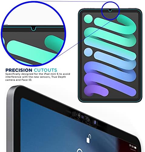 Teknoloji Zırh Mat Parlama Önleyici ekran koruyucu film için Tasarlanmış Apple YENİ iPad Mini 6 (8.3 İnç) 3 Paket