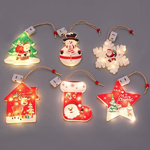 MBETA Noel Dekorasyon Kolye Küçük Gece lamba çubuğu Vitrin Festivali Ağacı Dekorasyon Malzemeleri Sahne Düzeni
