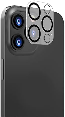 [2 Paket] Kamera Temperli Cam iPhone 12 Pro 6.1 inç Lens Koruyucu Film 9H Sertlik, Ultra HD, Çizilmez, Kurulumu kolay,