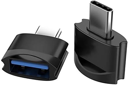 USB C Dişi USB Erkek Adaptör (2 paket) Tip-C Şarj Cihazı ile OTG için Samsung Galaxy Tab S7 Plus'ınızla uyumludur.
