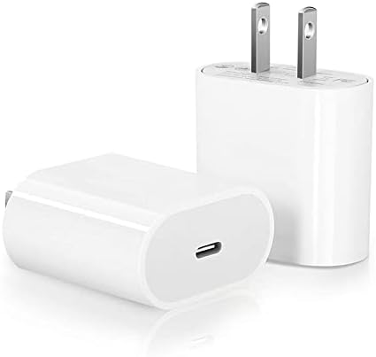 iPhone Hızlı Şarj Bloğu, İPREMİUM 2'li Paket 20W USB C Duvar Küpü Şarj Cihazı C Tipi Hızlı Şarj Bloğu iPhone 14/14