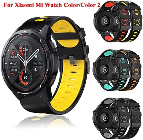 CZKE Bilezik akıllı saat Bilek Kayışı Xiao mi mi renkli Watchband İçin GT3 46mm silikon Kordonlu Saat