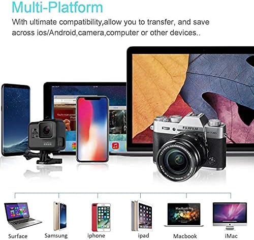 BoxWave Akıllı Gadget Realme Narzo 50 ile uyumlu (Boxwave'den Akıllı Gadget) - AllReader USB kart Okuyucu, microSD