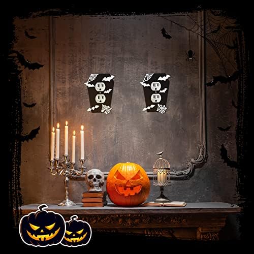 3 Adet Gotik tabut ışık anahtarı kapağı duvar plakası Cadılar bayramı ev dekor anahtarı kapağı tabut çıkış kapağı