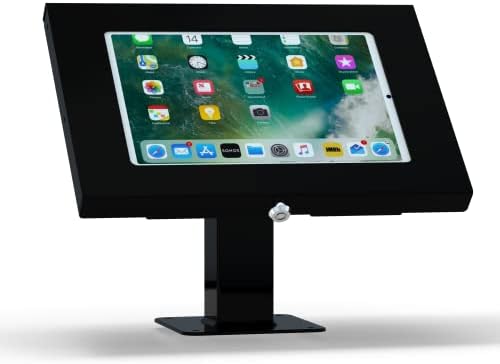 TABcare Anti-hırsızlık Güvenlik Metal Kasa iPad Mini 6 için 360 Döner ve 180 Devirme Standı (Siyah)