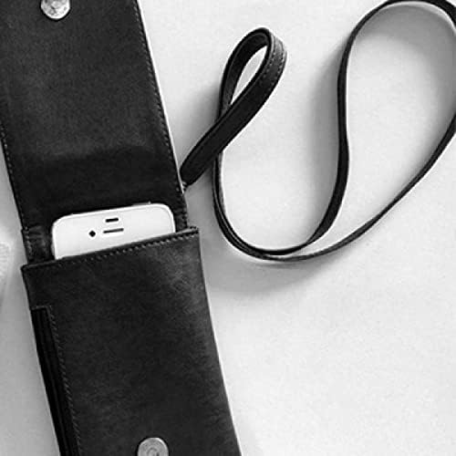 Finlandiya Ulusal Amblem Ülke Sembol Telefon Cüzdan çanta Asılı Cep Kılıfı Siyah Cep