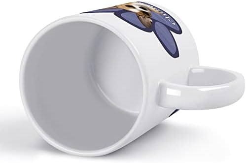 Chihuahua Köpek Pençe Baskı Kupa kahve bardağı Seramik çay bardağı Komik Hediye Logo Tasarımı ile Ofis Ev için Kadın