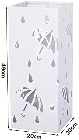 NEOCHY şemsiye standı Kanca ve Damlama Tepsisi Ayakta Tutucu Köpekler için bastonlar / Beyaz