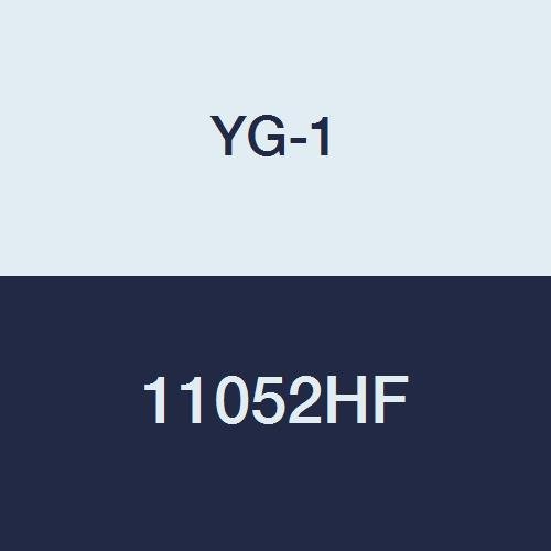 YG-1 11052HF HSS Çift Uçlu Değirmen, 2 Flüt, Normal Uzunluk, TiAlN-Futura Kaplama, 3-1/8 Uzunluk, 21/64