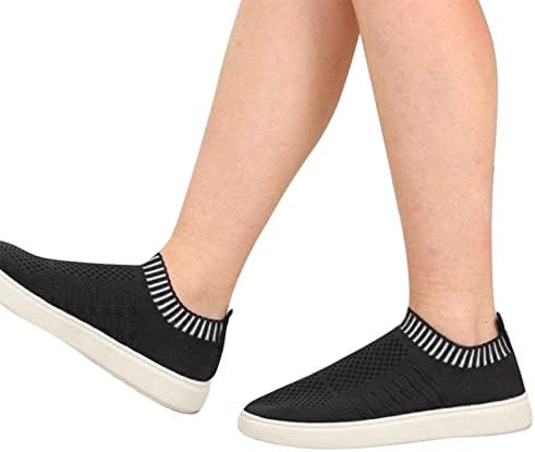 Leewos Dokuma Ayakkabı Koşu ve Rahat Spor Bahar Ayakkabı Uçan Ayakkabı Nefes Kadınlar için Sneaker Ayakkabı üzerinde