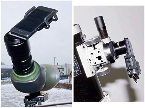 Astromania Smartphone iPhone Adaptörü ile T2 İplik ve Mercek Adaptörü 52-59mm - teleskoplar ve Spotting Kapsam veya