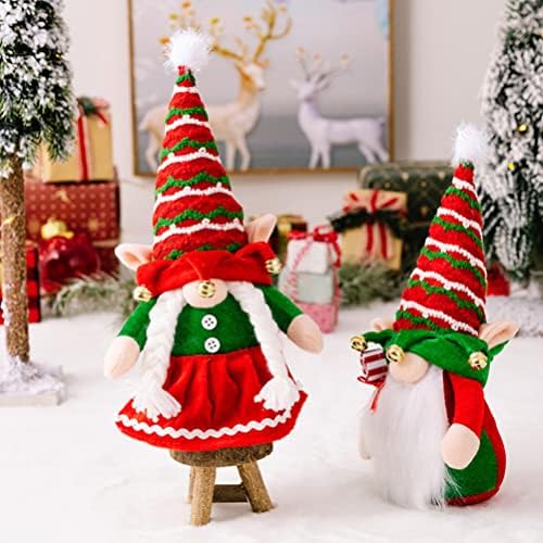 PRETYZOOM Noel Süslemeleri Noel Santa Gnome Masaüstü Dekorasyon Topper Centerpieces Noel Partisi Süslemeleri yılbaşı