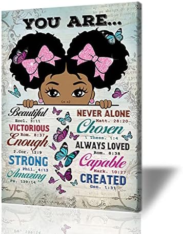 Afro-Amerikan Duvar Sanatı İlham verici Soyut Modern Siyah Kız Duvar Sanatı Siyah Kadın Posteri boyama Baskı Yapıt