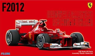 Fujımı model 1/20 Grand Prix serisi No. 7 Ferrari F2012 Malezya GP Plastik