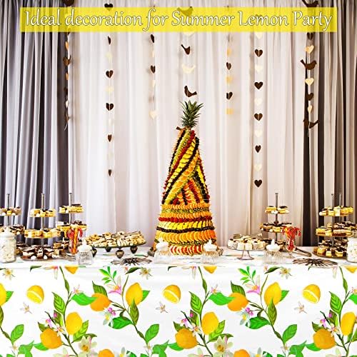 3 Adet Limon Masa Örtüsü Sarı Limon Masa Örtüleri Plastik Yaz Meyve Limon Parti Süslemeleri Düğün Gelin Duş Bekarlığa