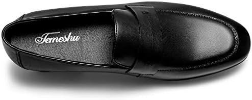 Erkek Deri Resmi Penny Loafer'lar Klasik Slip-On Elbise Ayakkabı DS06