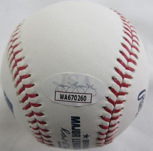 Josh Thole İmzalı Otomatik İmza Rawlings Beyzbol w/Insc JSA-İmzalı Beyzbol Topları
