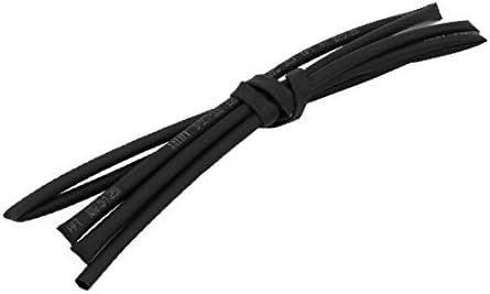 X-DREE Isıyla Daralan hortum kablo Sarma Kablo kılıfı 1 Metre Uzunluğunda 2,5 mm İç Çap Siyah (Manicotto per cavo