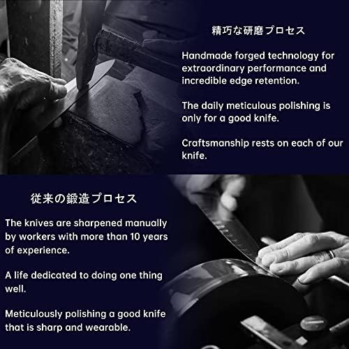 Şef bıçağı 8 İnç El Yapımı Dövme Pro Japon Keskin AUS10 Yüksek Karbonlu 3 katmanlı Çelik Mutfak Et Sebze Suşi Gyuto
