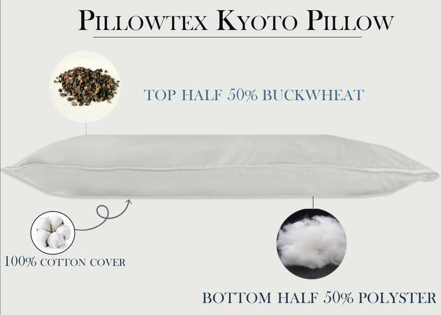Pillowtex Kyoto Yastık - Yarım Karabuğday ve Yarım Polyester Yastık-Japon Tarzı Yastık Kral