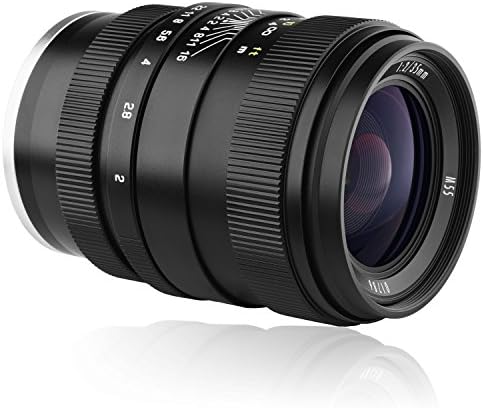 Oshıro 35mm f/2 LD UNC AL Geniş Açı Tam Çerçeve Gelişmiş Bokeh Başbakan Lens Sony E-Montaj için FE a9, a7R, a7S,