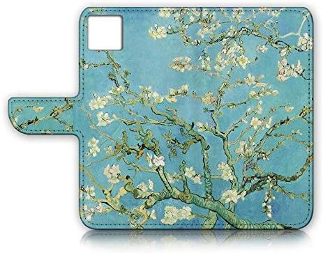 ıphone 13 Pro Max için Tasarlanmış cüzdan kılıf telefon kılıfı Kapak, A23209 Van Gogh Çiçek Badem Ağacı 23209