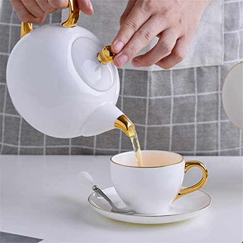 WSSBK Zarif Kemik çin çayı seti çay bardağı seramik saksı çiçeği çaydanlık seti Kahve Fincanı Platin Jant çay bardağı