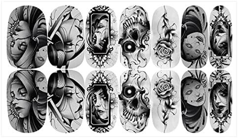 Cadılar bayramı aydınlık Tırnak Sticker moda Aydınlık Tırnak Aksesuarları Tırnak Dekorasyon Tırnak Transferi Tırnak