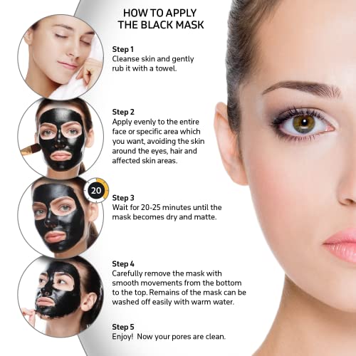 Siyah Nokta Çıkarıcı Maske Kömür Soyulabilir Yüz Temizleyici Yağ Çıkarma-Çay Ağacı Yağı ile Erkekler ve Kadınlar
