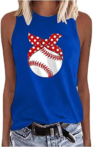 Ekip Boyun Tees Genç Kız Kolsuz Beyzbol Anne Egzersiz Yoga Anneler Günü Kaşkorse Tank Top Yelek Tişörtleri Bayan
