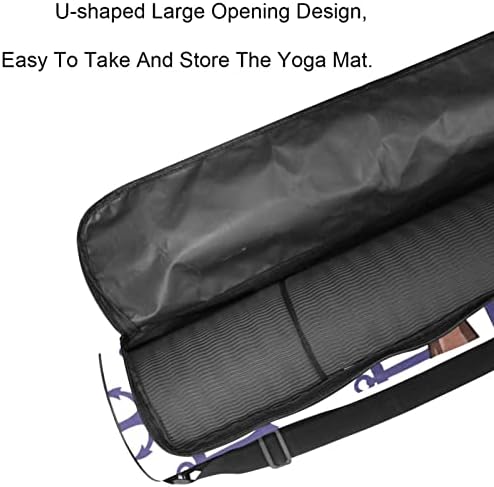 Yoga Mat Çantası Egzersiz Yoga Matı Taşıma Çantası Çapa Arka Plan Yoga Çantası Çoğu Yoga Mat Boyutuna Uyar