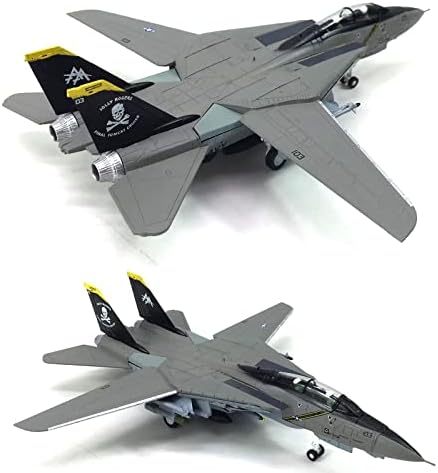DKHOUN 1:100 Uçak Modeli F-14 Tomcat Fighter Simülasyon Alaşım Uçak Modeli Bitmiş Ürün Uçak Modelleri Vitrin Modeli