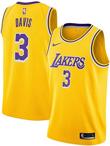 Anthony Davis Los Angeles Lakers 3 Gençlik 8-20 Sarı Simge Sürümü Swingman Forması