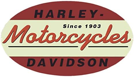 Harley-Davidson 1903'ten Beri Oval Teneke Metal Tabela 11 x 18 inç 2010211