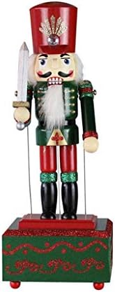 WYBFZTT-188 Noel Müzik Kutusu Fındıkkıran Asker Dekorasyon Noel doğum günü hediyesi Çam Fındıkkıran Davulcu Kılıç