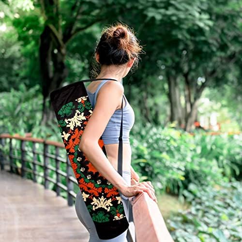 Süs Arka Plan Yoga Mat Taşıma Çantası Omuz Askısı ile Yoga Mat Çantası spor çanta Plaj Çantası