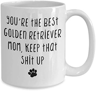 Golden Retriever sevgilisi sahibi kahve kupa için komik hediye Bilge bir kadın bir keresinde Fck Dedi, bir Golden
