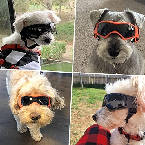 Zevk Köpek Gözlük Küçük Orta UV Koruma Köpekler Güneş Gözlüğü Rüzgar Geçirmez Anti Sis Pet Gözlük Köpek Göz Aşınma,